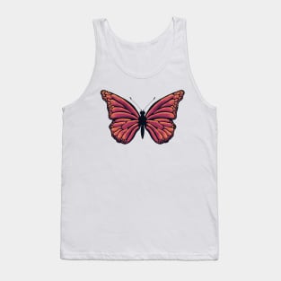 Glowing Monarch butterfly Tank Top